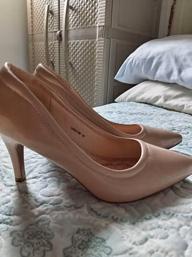 Hermosos zapatos color NUDE Calzaflex - Imagen 2