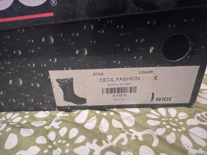 Nuevas botas para la nieve talla 9