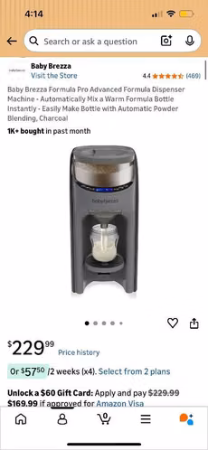 Dispensador de fórmula
