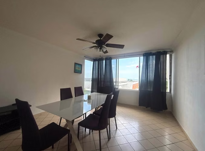 Alquiler Apartamento San Francisco 2R 2B 1P Solo Línea Blanca Vista al Mar