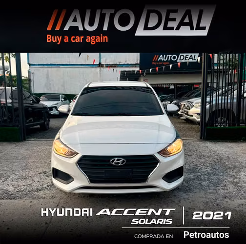 HYUNDAI ACCENT SOLARIS AÑO 2021 AUTOMÁTICO