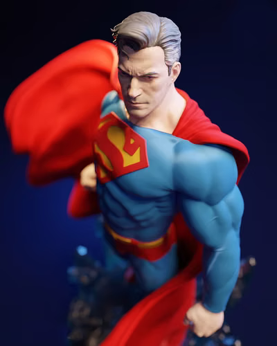 Kit de Impresión 3D: Escultura Fan Art de Superman (Escala 1:4)