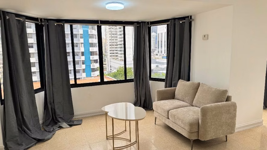 Alquilo apartamento amueblado en Punta Paitilla