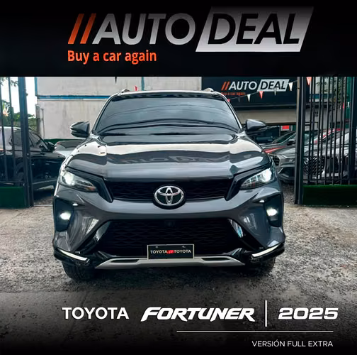 TOYOTA FORTUNER AÑO 2025 AUTOMÁTICO FULL EXTRA