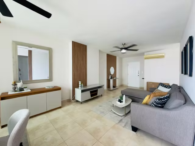 ALQUILO APARTAMENTO AMOBLADO, SAN FRANCISCO, 2 RECAMARAS, 110M2.