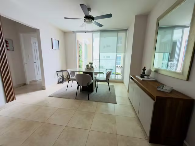 ALQUILO APARTAMENTO AMOBLADO, SAN FRANCISCO, 2 RECAMARAS, 110M2.