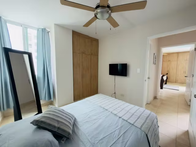 ALQUILO APARTAMENTO AMOBLADO, SAN FRANCISCO, 2 RECAMARAS, 110M2.