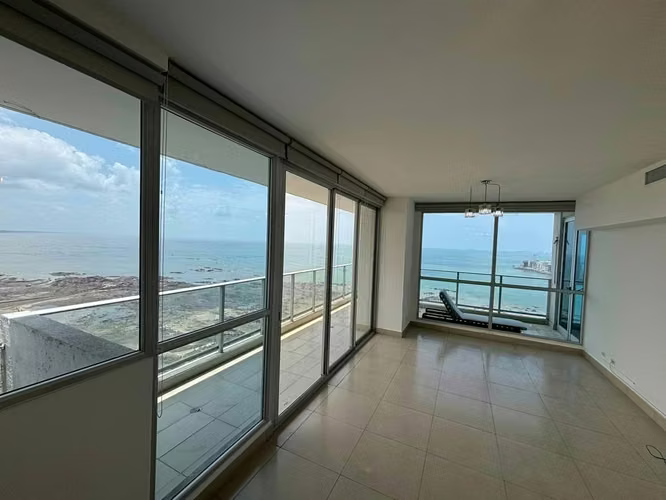 Alquiler P.H. Oceanaire 1Rec Línea Blanca Vista al Mar $1,800