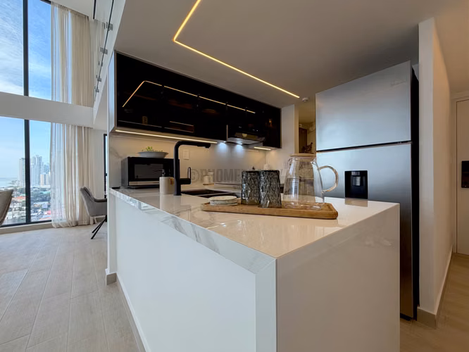 Loft Amoblado de 2 Recámaras en Venta en San Francisco, Panamá – 134 m²