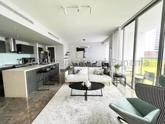 Apartamento Sin Muebles Diseño Starck Con Vista Al Mar | 134 m² | Yoo Panamá, Avenida Balboa