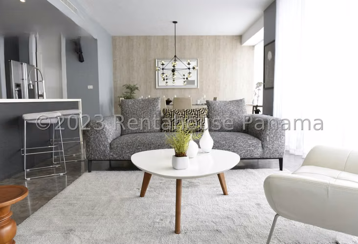 Apartamento Sin Muebles Diseño Starck Con Vista Al Mar | 134 m² | Yoo Panamá, Avenida Balboa - Imagen 1
