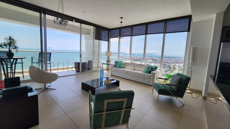 Apartamento Amoblado De Lujo Piso Alto Vista Al Mar y Casco Antiguo | 176 m² | Rivage - Imagen 2