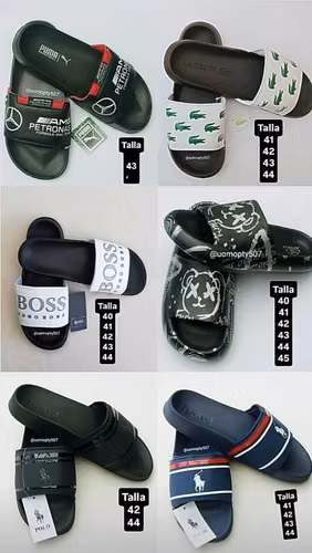 Variedad de Chancletas