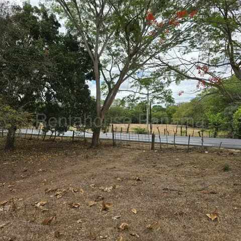 Venta de centrico terreno via Macaracas, Los Santos