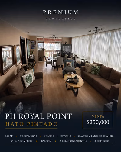 Apartamento en Hato Pintado | PH Royal Point