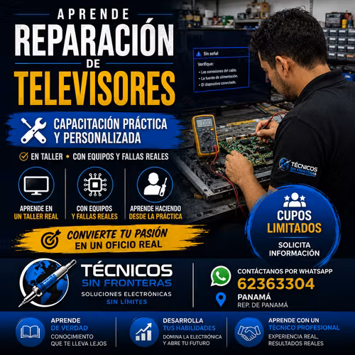Aprende a reparar televisores