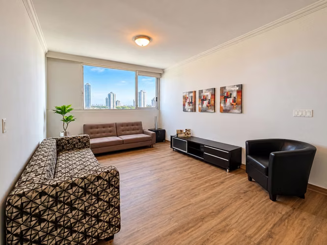 APARTAMENTO AMOBLADO EN AV BALBOA 3 REC 271M FRENTE AL MAR WATERS