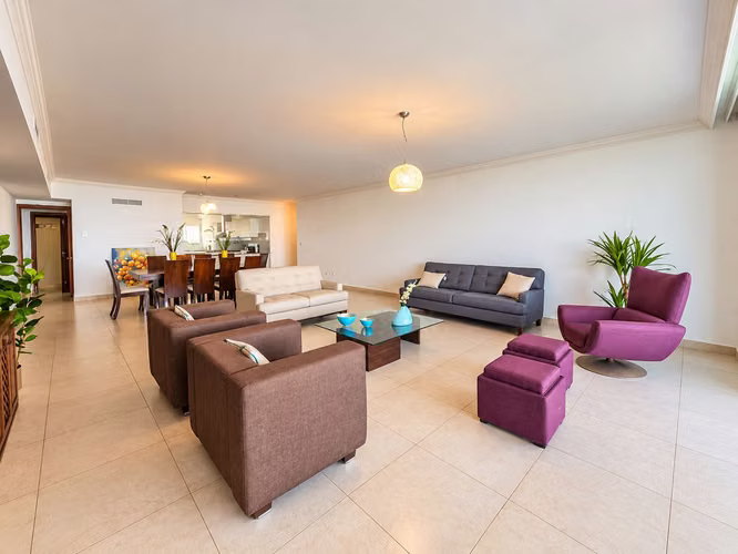 APARTAMENTO AMOBLADO EN AV BALBOA 3 REC 271M FRENTE AL MAR WATERS