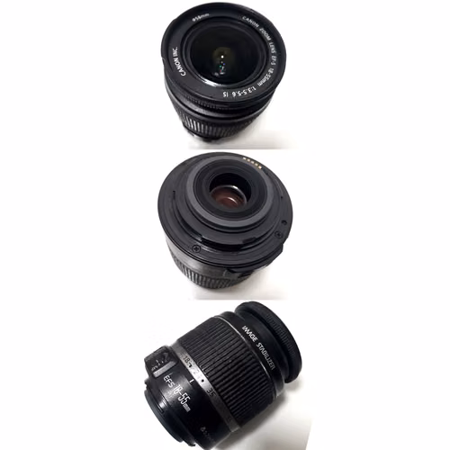 Photography lens Canon EF-S 18-55mm f / 3.5-5.6 IS Camara
