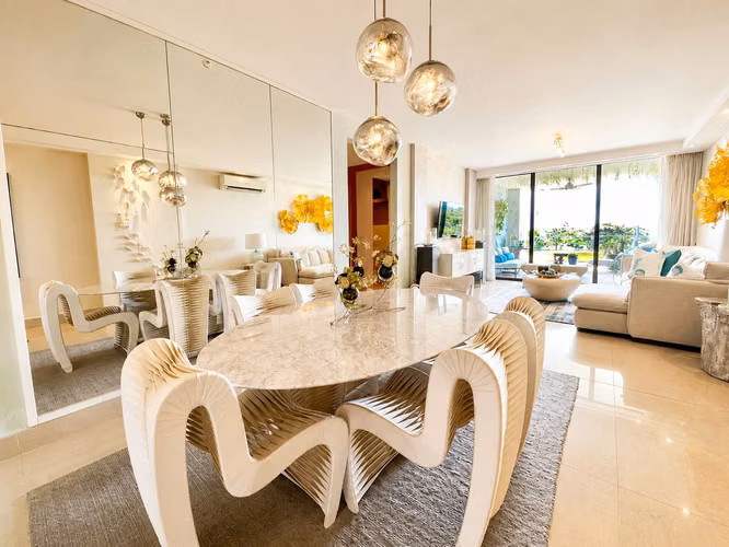 Luxury beach condo for rent in Casamar, San Carlos.