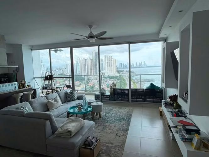 Apartamento en Punta Pacifica I amoblado I 1 Rec I con balcón y vista al mar