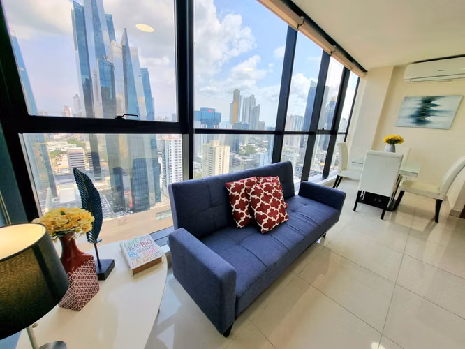 1 HAB AMOBLADO · PISO ALTO · ÁREA BANCARIA · DOWNTOWN - Imagen 3