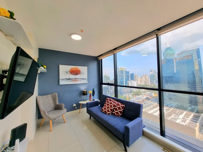 1 HAB AMOBLADO · PISO ALTO · ÁREA BANCARIA · DOWNTOWN - Imagen 2