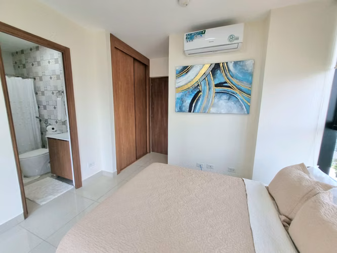 1 HAB AMOBLADO · PISO ALTO · ÁREA BANCARIA · DOWNTOWN - Imagen 6
