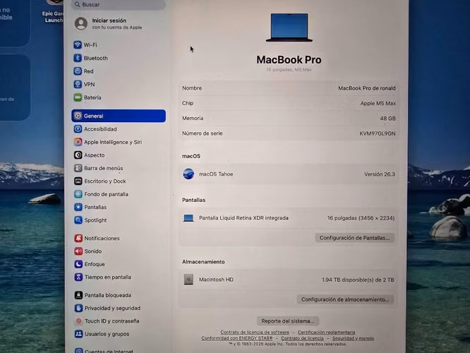 Macbook proo 2026 - Imagen 5