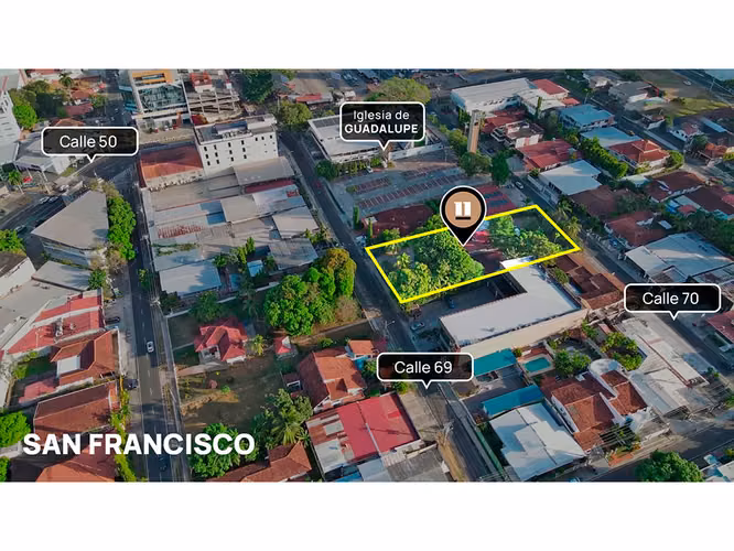 Se vende Terreno en San Francisco 2,250m2