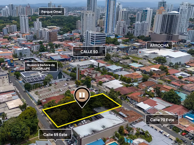Se vende Terreno en San Francisco 2,250m2