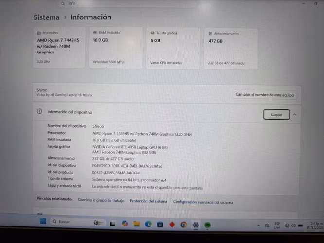 Laptop Victus 15