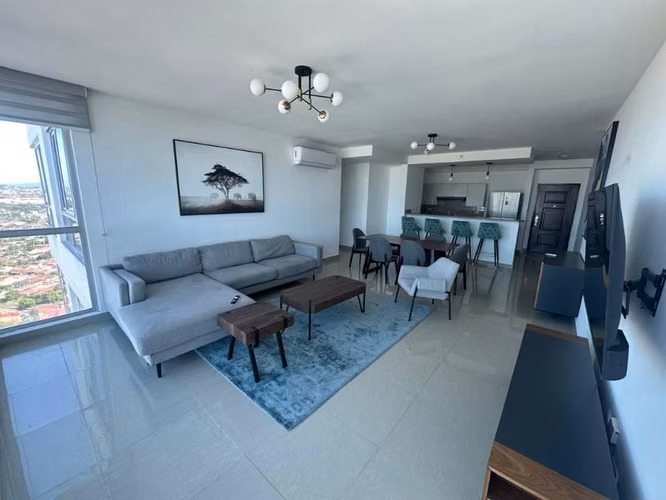 Alquilo apartamento amoblado en Costa del Este