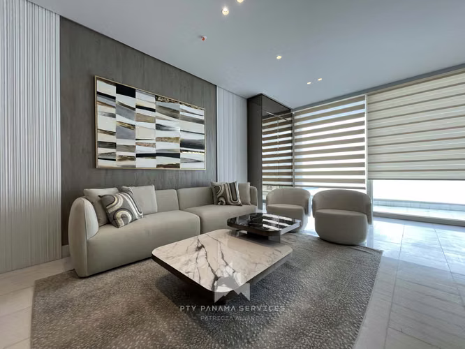 ALQUILER DE APARTAMENTO AMUEBLADO DE LUJO  329m2 PUNTA PAITILLA - Imagen 2