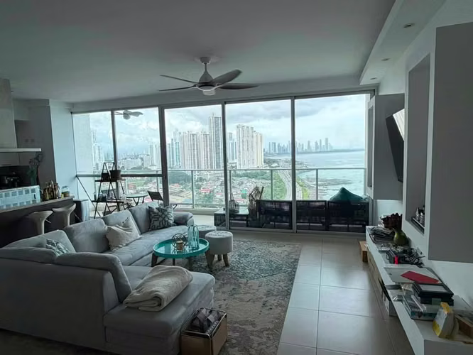 Apartamento en Punta Pacifica I amoblado I 1 Rec I con balcón y vista al mar