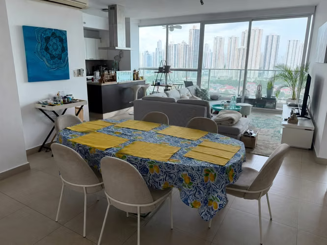 Apartamento en Punta Pacifica I amoblado I 1 Rec I con balcón y vista al mar