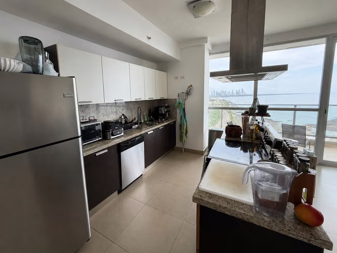 Apartamento en Punta Pacifica I amoblado I 1 Rec I con balcón y vista al mar