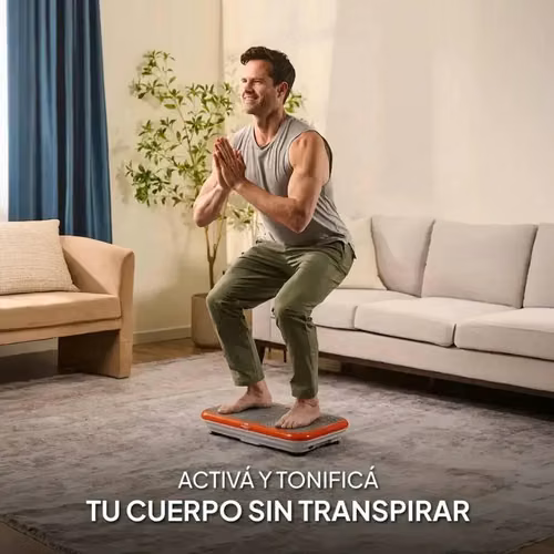 Plataforma Vibratoria y Oscilatoria Power Fit para Tonificar y Adelgazar