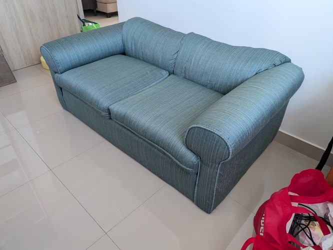 Sofa de dos puestos de madera - Imagen 2