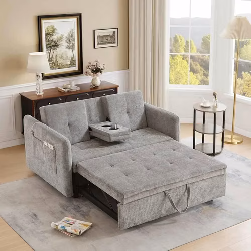 Sofa cama con porta vasos - Imagen 4