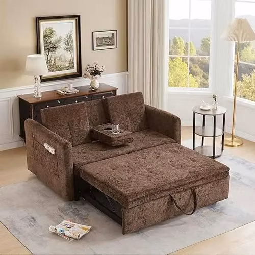 Sofa cama con porta vasos - Imagen 2