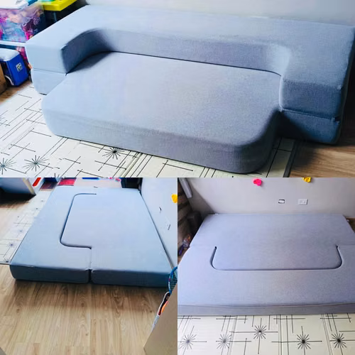 Sofa Cama de piso // Forro lavable // Tamaño Queen // como nuevo