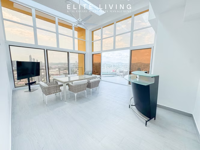 Alquiler Penthouse Amoblado / PH Metropolitan Park – 169 m2 – 3 Rec / Nivel 36 / Vía España - Imagen 14