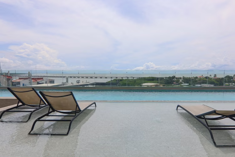 Apartamento de una Recámara con Vista al Parque Omar, en Coco del Mar