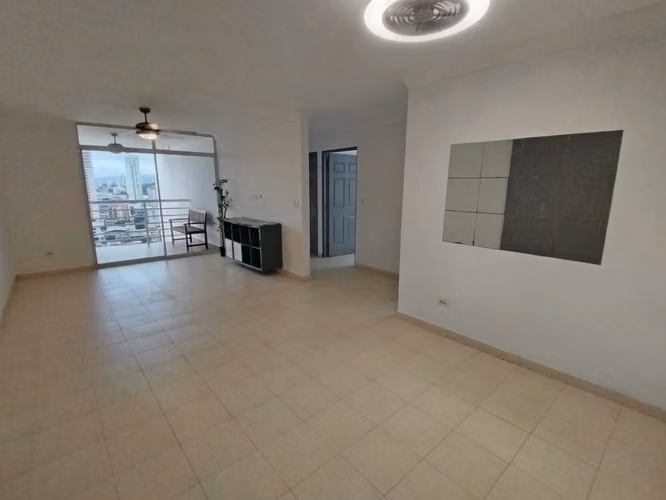 Alquiler Apartamento El Cangrejo 3R/2B/CBE/2 Estacionamientos  120M2 Solo Línea Blanca - Imagen 1