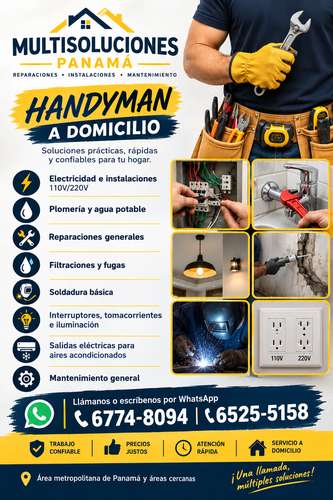  Handyman a Domicilio | Reparaciones, Instalaciones y Mantenimiento.