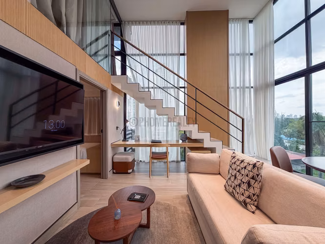 Loft Amoblado de 2 Recámaras en Alquiler en Coco del Mar – 62 m² con Piscina y Gimnasio - Imagen 3