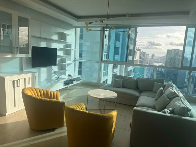 Punta Pacífica | P.H. Oceanaire | Piso Alto Amoblado 1Rec ($1,600) - Imagen 3