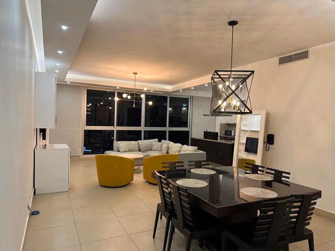 Punta Pacífica | P.H. Oceanaire | Piso Alto Amoblado 1Rec ($1,600)