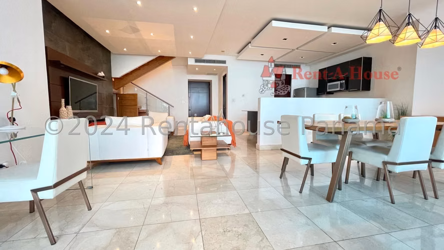 Venta Loft Amoblado Frente al Mar con Terraza | 167 m2 | Pacific Village Punta Pacifica - ALYC 24-8493